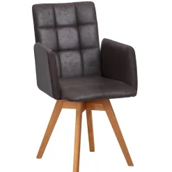 Drehbarer Esszimmerstuhl mit Armlehnen - Corabia