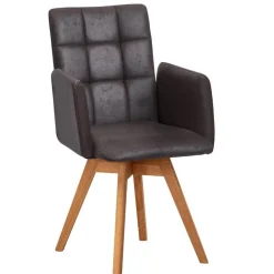 Drehbarer Esszimmerstuhl mit Armlehnen - Corabia