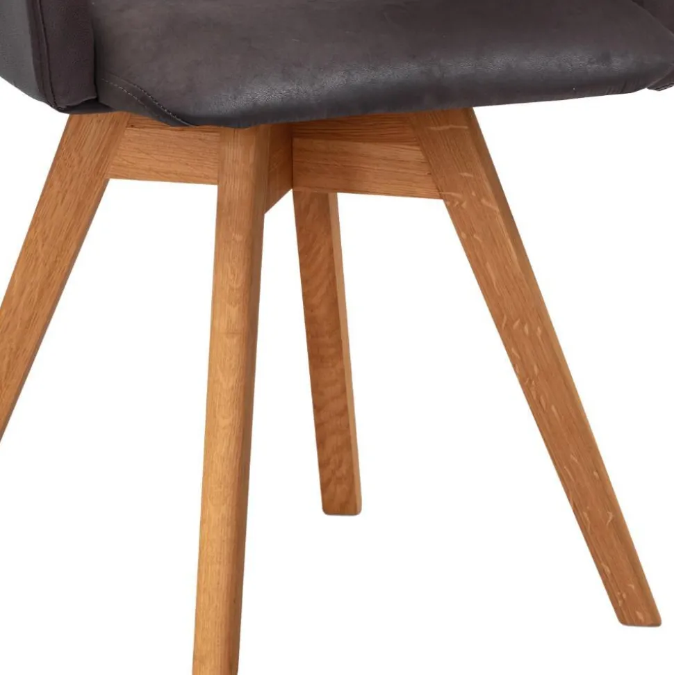 Drehbarer Esszimmerstuhl mit Armlehnen - Corabia