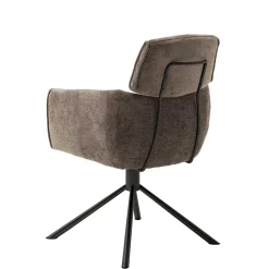 Drehbarer Küchenstuhl mit Armlehnen - Ishi (2er Set)