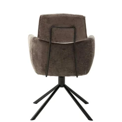 Drehbarer Küchenstuhl mit Armlehnen - Ishi (2er Set)