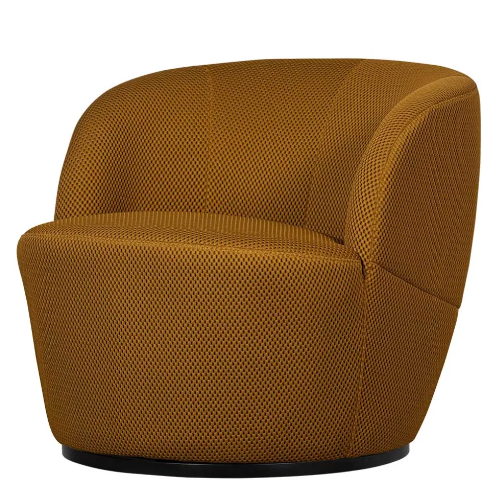 Drehbarer Mesh-Sessel in Ocker - Londey