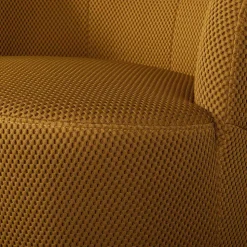 Drehbarer Mesh-Sessel in Ocker - Londey