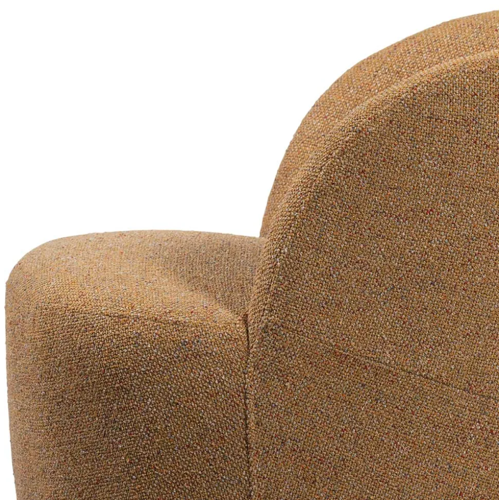 Drehbarer Polstersessel in Currygelb meliert - Waltma