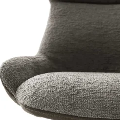 Drehbarer Polsterstuhl in Schlamm - Suhanna (2er Set)