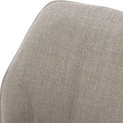 Drehbarer Polsterstuhl in Hellbraun - Asticio (2er Set)