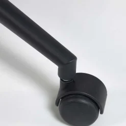 Drehbarer Schreibtischstuhl mit Armlehnen in Grau - Vindo