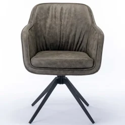 Drehbarer Tischsessel in Braun - Adelaide