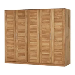 Drehtürenschrank Cranos aus Wildeiche Massivholz