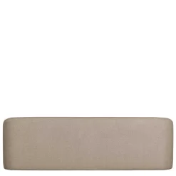 Dreisitzer Couch aus Chenille in Beige - Chake