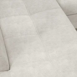 Dreisitzer Funktionscouch in Cremeweiß - Cryptos