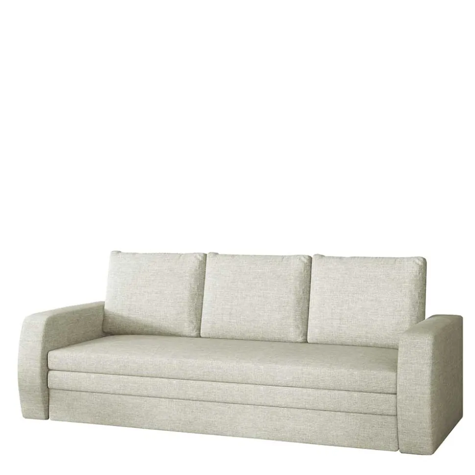 Dreisitzer Schlafcouch in Beige - Saltenas