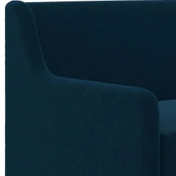 Dunkelblaues Sofa mit drei Sitzplätzen - Agadi