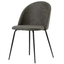 Dunkelgraue Stühle modern - Janita (2er Set)