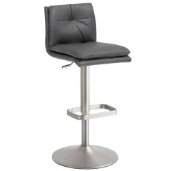 Dunkelgrauer Tresenstuhl in modernem Design - Bultino