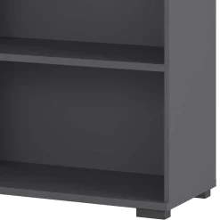 Dunkelgraues 5 Fächer Aktenregal fürs Büro - Disgano