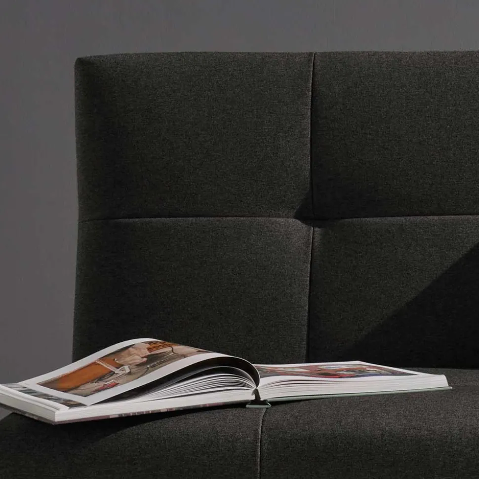 Dunkelgraues Faltsofa aus Velours - Jacksons