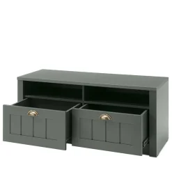 Dunkelgrüne Flurmöbel Kombination - Niestov (vierteilig)