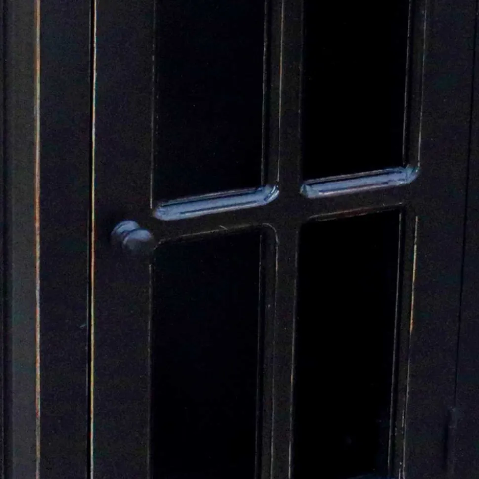 Dunkle Badmöbel im Kolonialstil - Sentiments (dreiteilig)