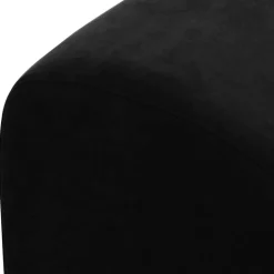 Dunkler Relaxsessel aus Velours Schwarz - Leverias