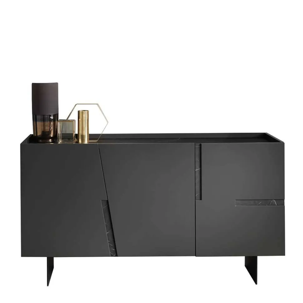 Dunkles Design Sideboard 160 cm breit - Dreamings