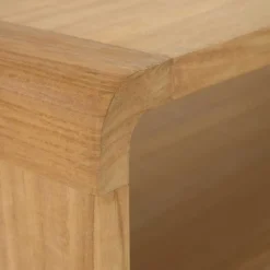 Echtholz Waschtisch aus Teak mit Wiener Geflecht - Tiranny