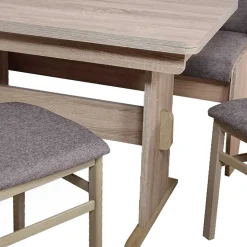 Eckbank Gruppe in Braun - Yochana (vierteilig)