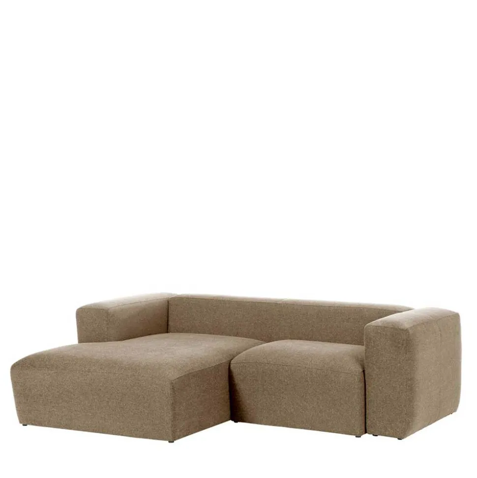 Eckcouch Sofalandschaft in Beige Chenille - Ruhnau
