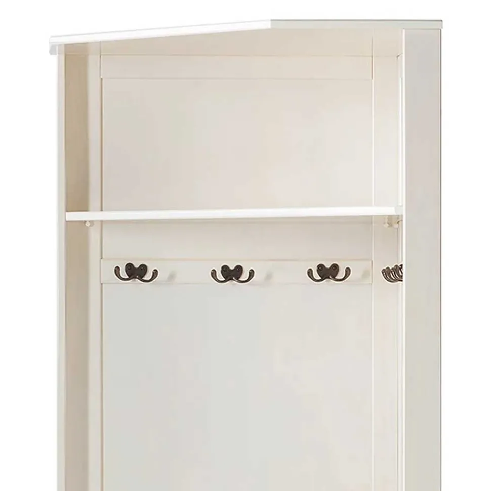 Eckgarderobe in Weiß - Cianova