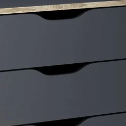 Eckschreibtisch in Anthrazit - Latina