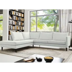 Ecksofa L-Couch in Offwhite - Udessa