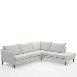 Ecksofa L-Couch in Offwhite - Udessa