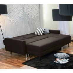 Ecksofa mit Hocker und Schlaffunktion - Tagalog (zweiteilig)