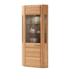 Eckvitrine Athias aus Kernbuche