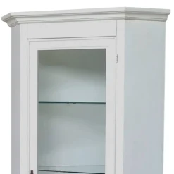 Eckvitrine in Antikweiß - Annot