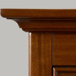 Eckvitrine in Walnussfarben Antik - Istefanio