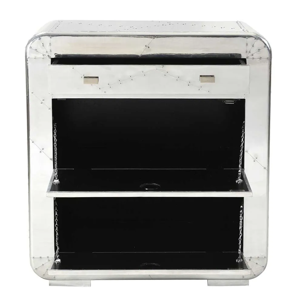 Edle Design Flurmöbel in Silber - Pilot (sechsteilig)