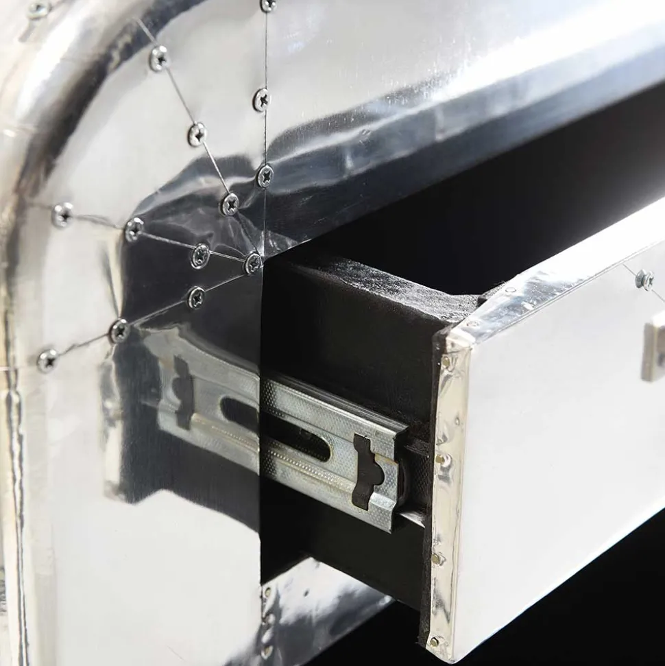 Edle Design Flurmöbel in Silber - Pilot (sechsteilig)