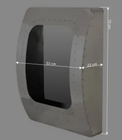 Edle Design Flurmöbel in Silber - Pilot (sechsteilig)