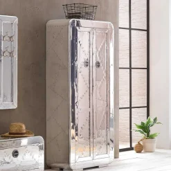 Edle Design Flurmöbel in Silber - Pilot (sechsteilig)