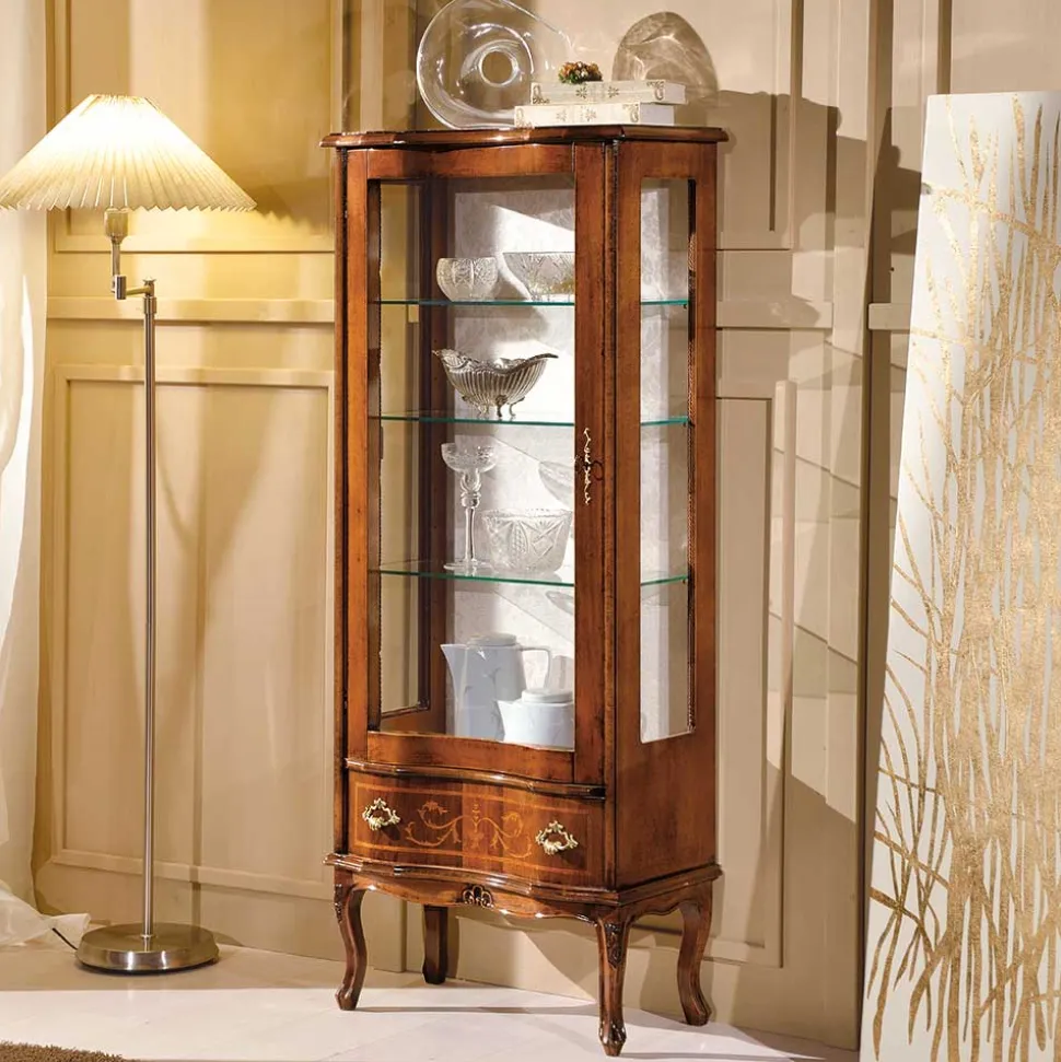 Edle Standvitrine in italienischem Design - Venerdina