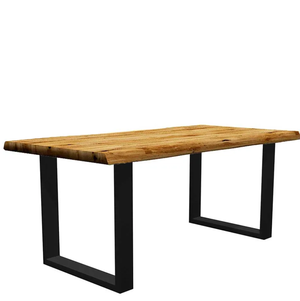 Eiche Baumkanten Tisch in 12 Formaten - Practonya