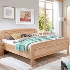 Eiche Bettgestell 180 oder 200 cm Breite - Sendician
