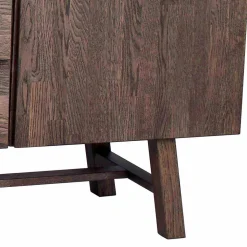 Eiche Sideboard in dunkel lackiert und gebürstet - Vedraza