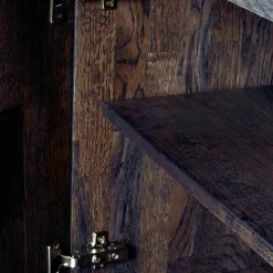 Eiche Sideboard in dunkel lackiert und gebürstet - Vedraza