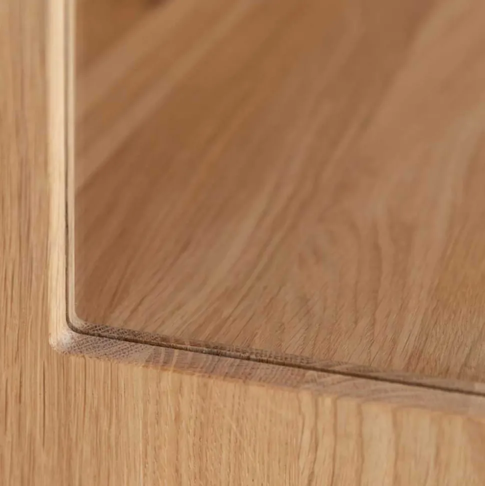 Eichenholz Highboard Vitrine modern - Judita