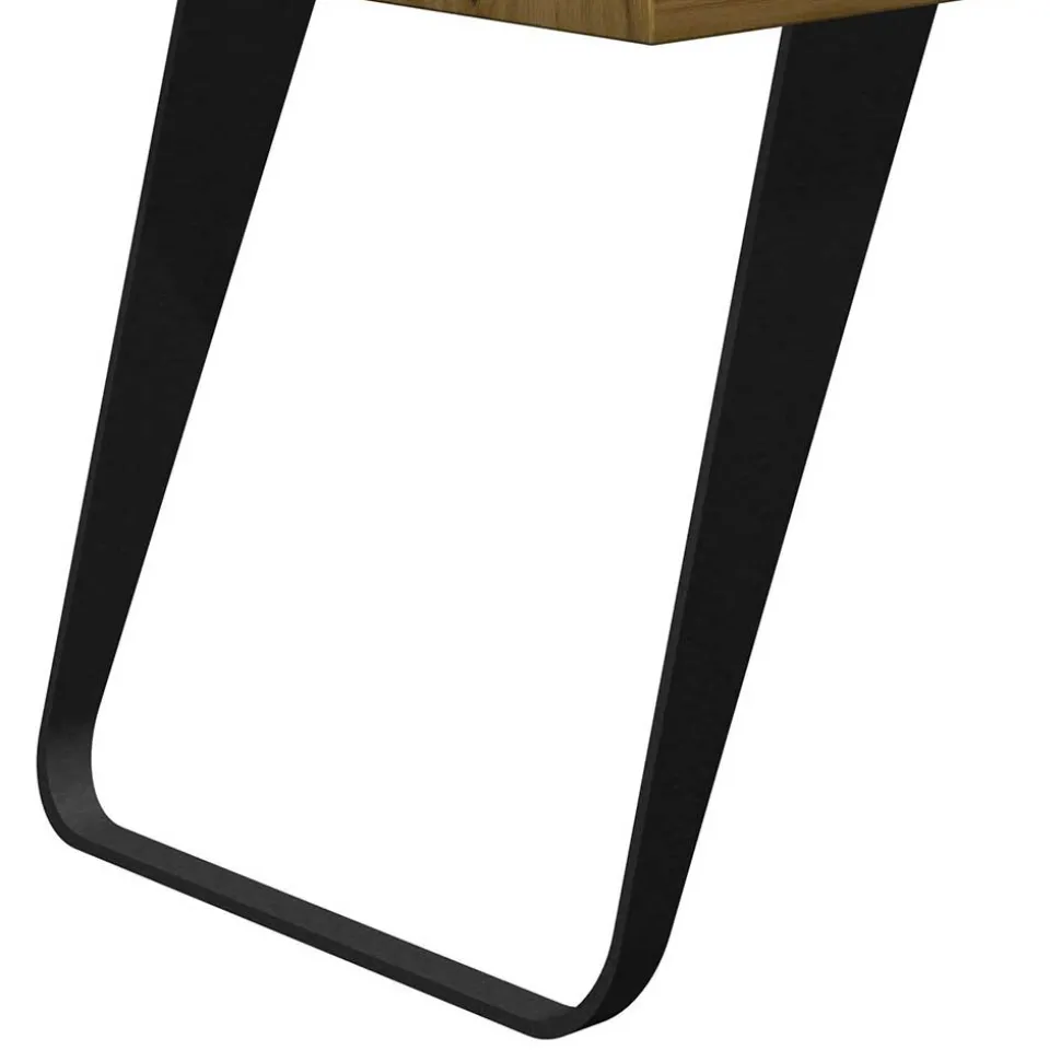 Eichenholz Tisch mit Bügelgestell - Vescinas