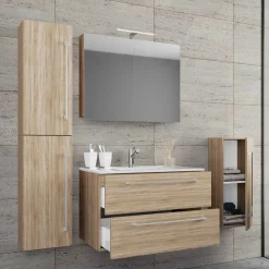 Einrichtung Badezimmer Möbelset - Caleena (vierteilig)