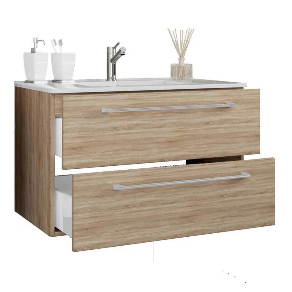 Einrichtung Badezimmer Möbelset - Caleena (vierteilig)