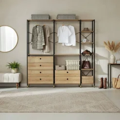 Einrichtung begehbarer Kleiderschrank 210x210x30 cm - Tofos